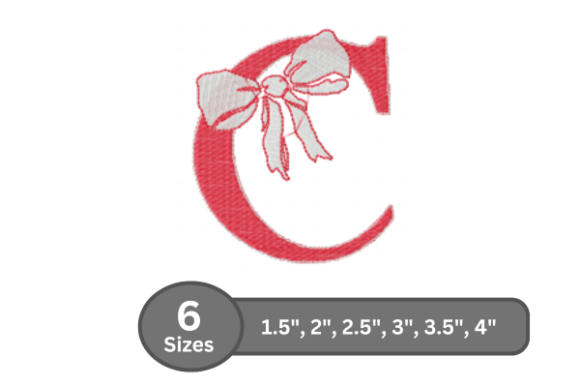 Cherry Knot Alphabet -C: Elevating Your Embroidery Projects with Style