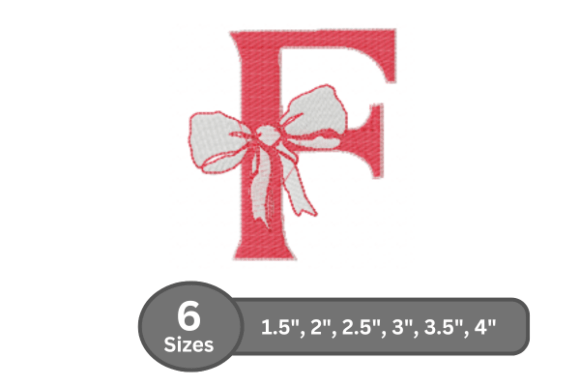 Cherry Knot Alphabet - F: A Stitch of Style