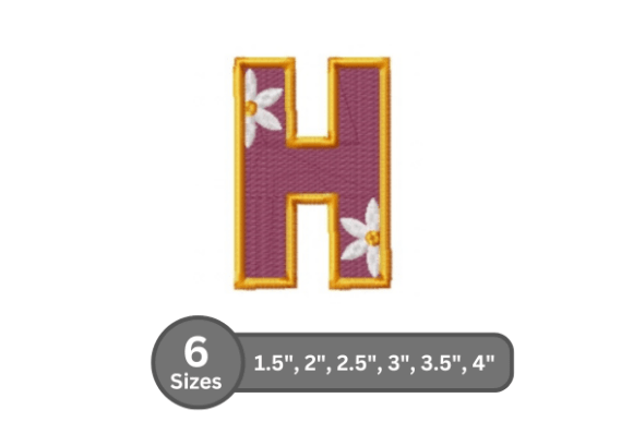 Daisy Joy Alphabet - H: A Practical Evaluation for Embroidery Projects