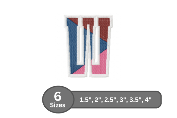 Elevating Personalization: The Impact of Street Varsity Alphabet - W on Modern Textile Design