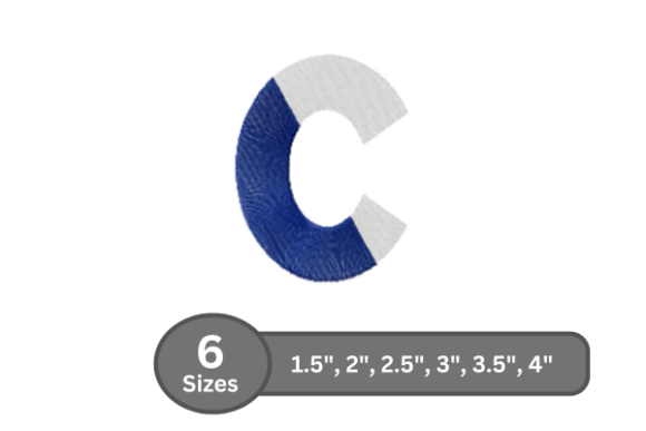 Twin Fill Alphabet - C: A Practical Guide to Stylish Embroidery Integration