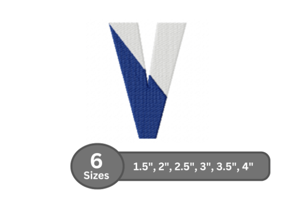 Twin Fill Alphabet - V: A Practical Guide to Perfect Embroidery Results