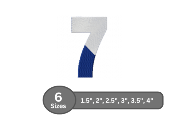 Twin Fill Number -7: A Whimsical Embroidery Design